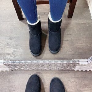 Thick heel warm boots